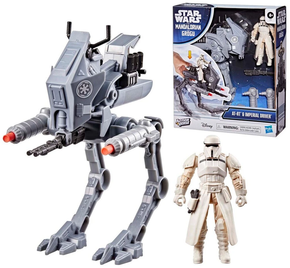 Disney Žvaigždžių karų žaidimų rinkinys „Actionverse AT-RT“ transporto priemonė 21 cm