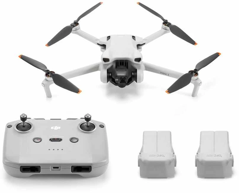 Dronas DJI Mini 3 Fly More Combo (su išmaniuoju pultu)