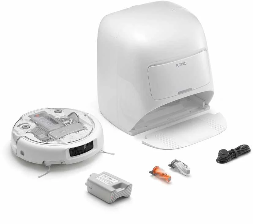 Plaunantis robotas siurblys su stotele DJI ROMO A  | CP.CR.00000054