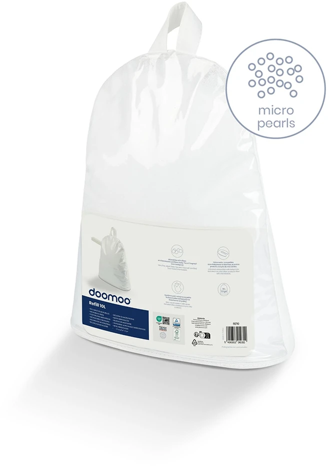 Doomoo Refill -imetystyynyn täyttöpussi 10 l (Ökotex)