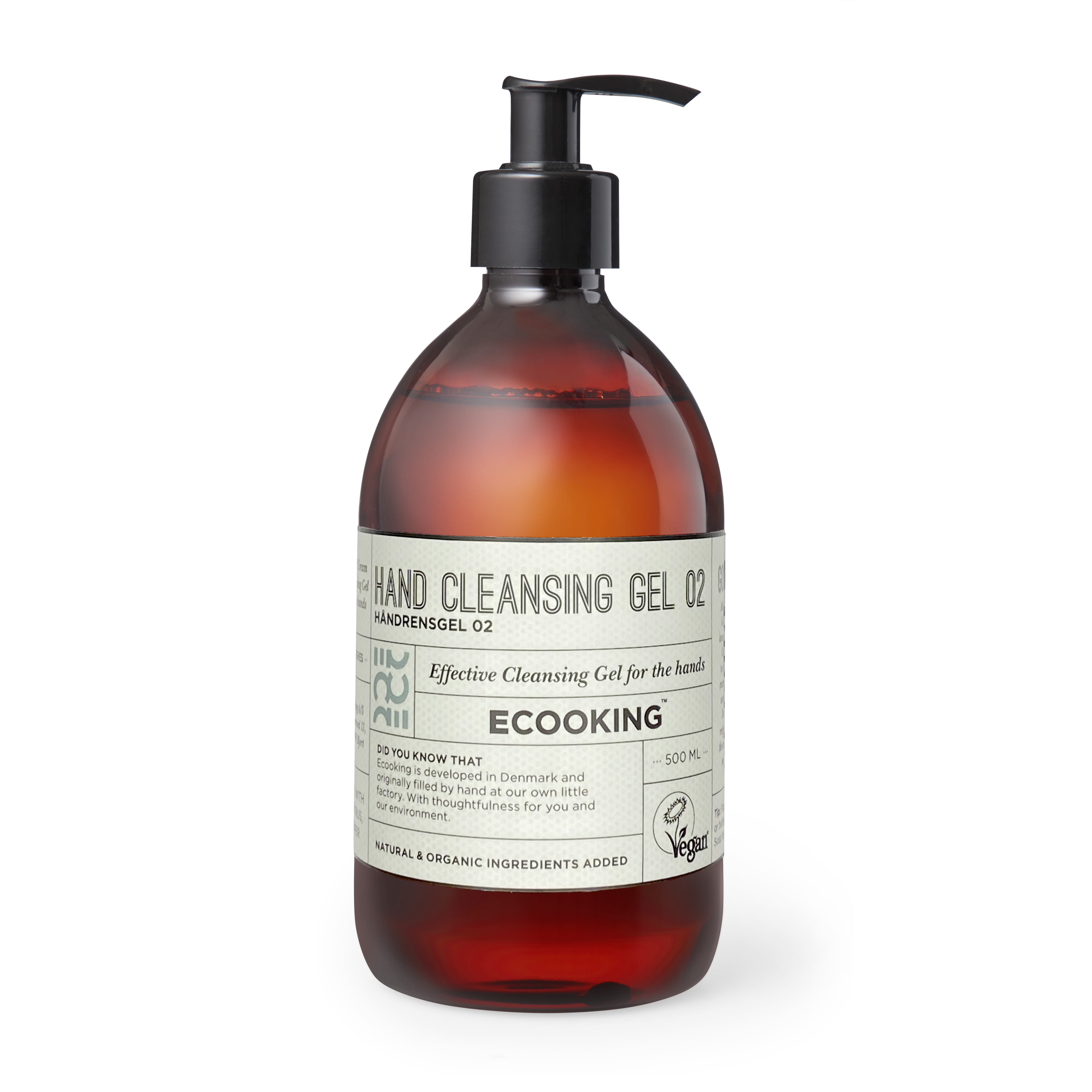 „Ecooking“ veganiškas valomasis rankų gelis, 500 ml