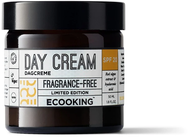 Ecooking Day Kreminis SPF 20 Limited Edition bekvapis dieninis veido kremas, 50 ml
