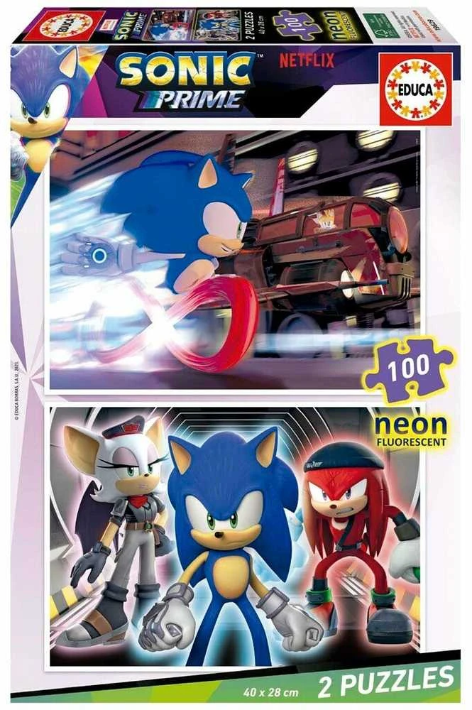 Educa dėlionė 2x100 vnt. - Sonic