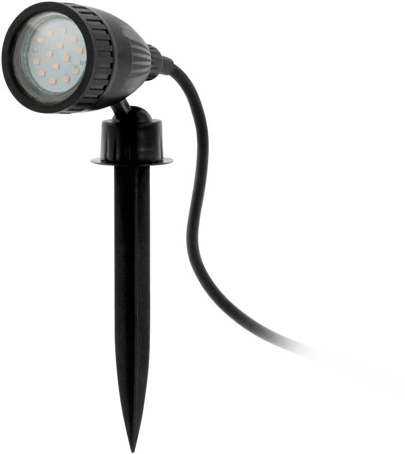 Šviestuvas Eglo Nema 93384, 2.8W, GU10, IP44, juodas