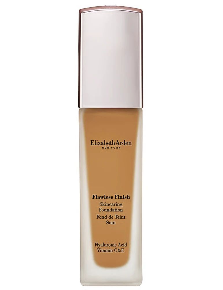 „Elizabeth Arden Flawless Finish Skincare“ ilgai išliekantis makiažo pagrindas su hialurono rūgštimi „Kreminis“ 510N įdegio efektas neutralus, 30 ml