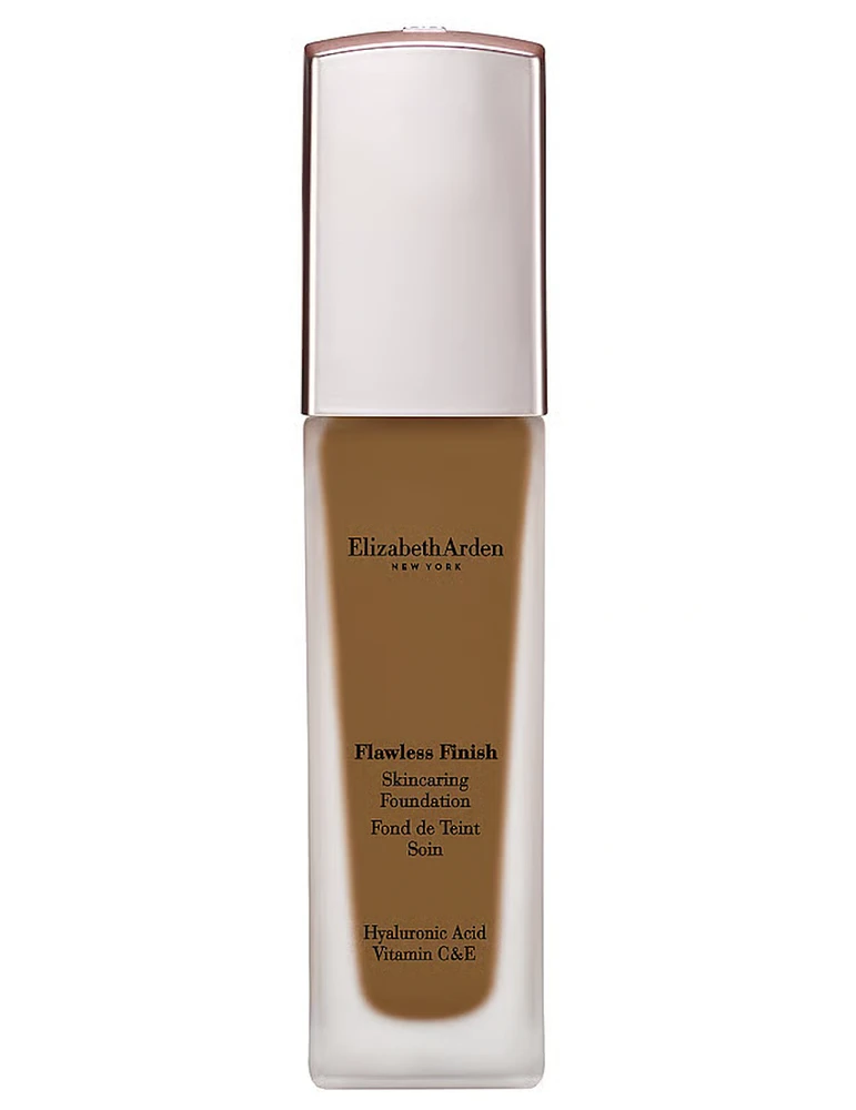 „Elizabeth Arden Flawless Finish Skincare“ ilgai išliekantis makiažo pagrindas su hialurono rūgštimi „Kreminis“ 550N „Deep Neutral“, 30 ml