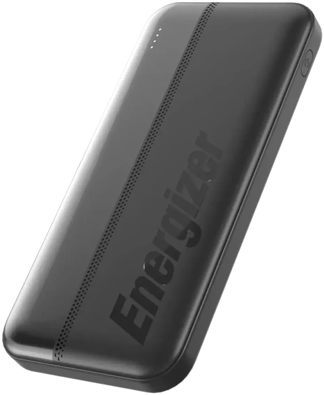 „Energizer“ – kelių prievadų įkrovimo išorinė baterija – 10000 mAh – juoda