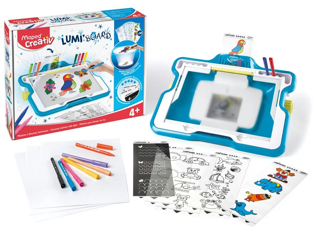 Maped Creativ Lumi Board - Šviečianti piešimo lenta, 0213 aprašymas - Prekės nuotrauka