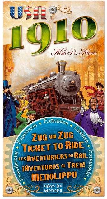 Ticket To Ride Bilietas važiavimui – JAV 1910 m.