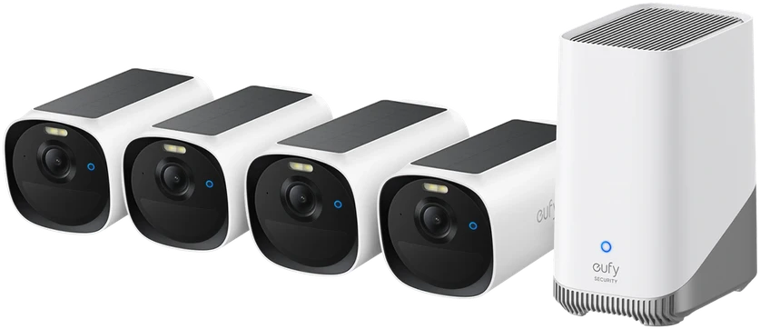 Anker Eufy Cam E40 4-Cam Kit (HomeBase S380) Baltas