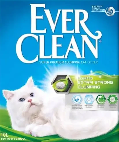 Kraikas dla kota Everclean Everclean Ever Clean ypač stiprus kvapas 10 l