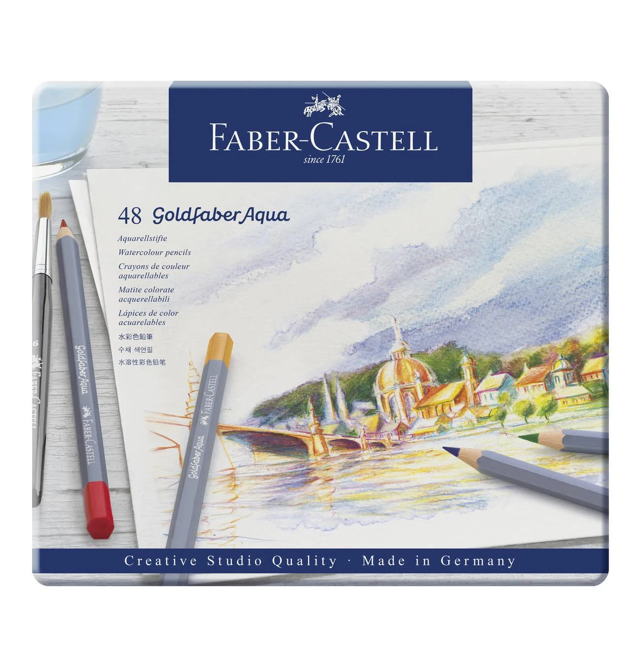 Faber-Castell – Goldfaber akvarelinė skarda, 48 vnt (114648)