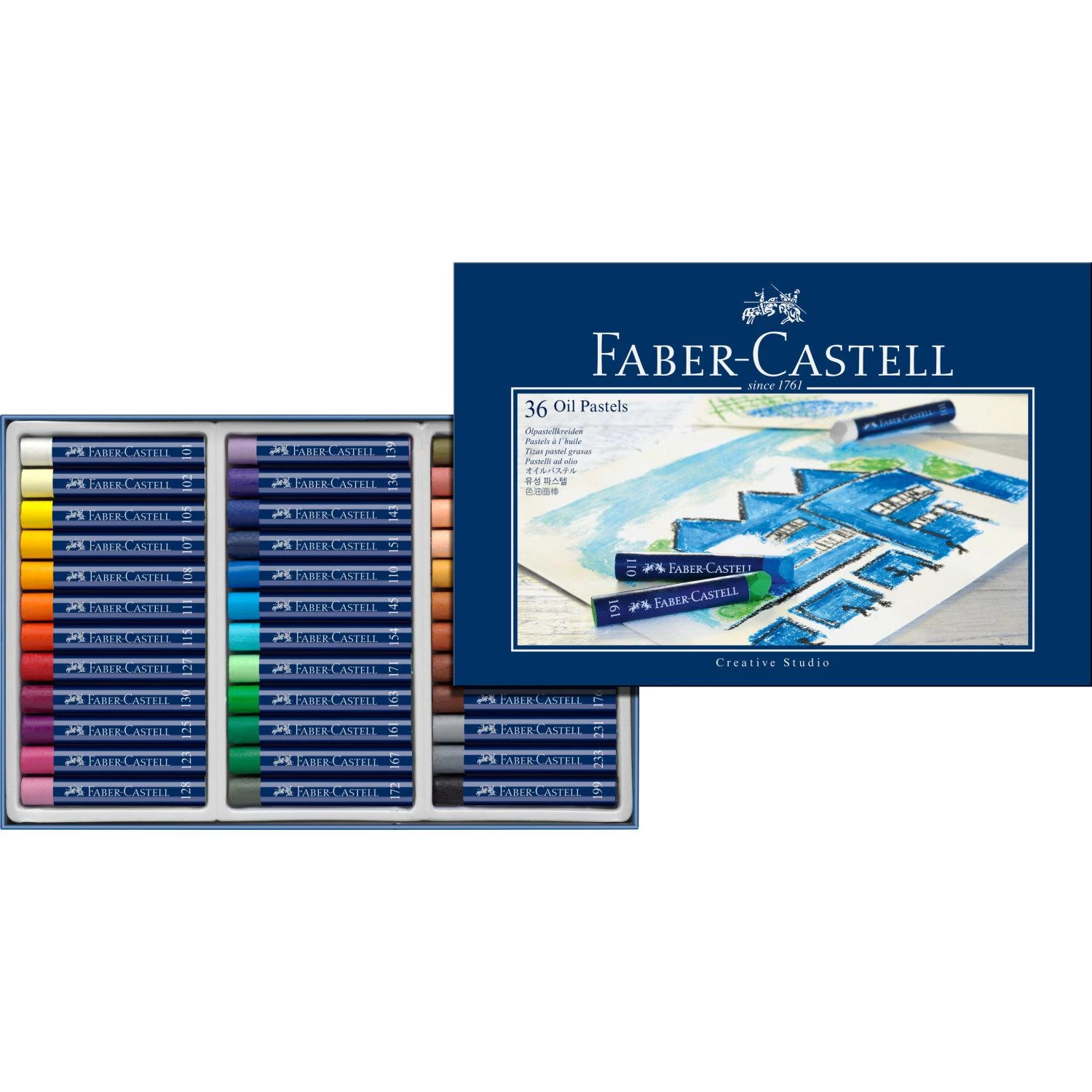 Aliejinės kreidelės Faber-Castell Goldfaber Studio, (36) 1303-007