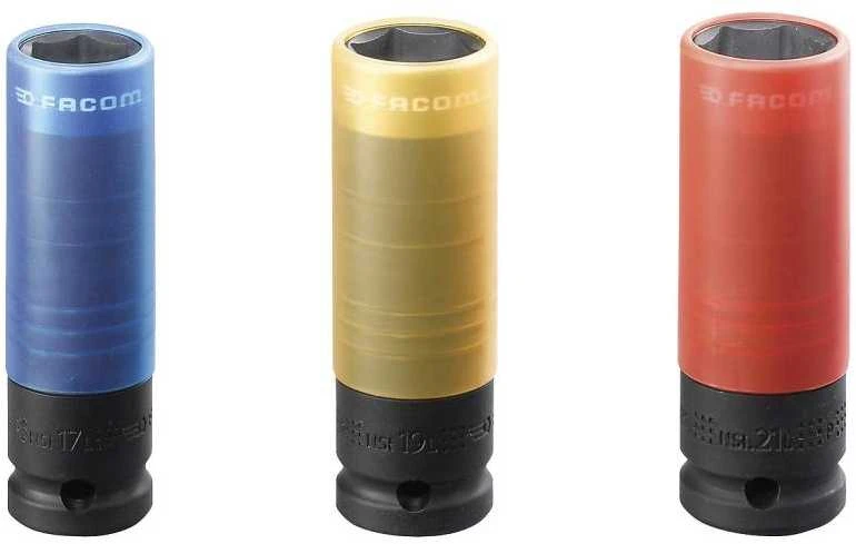 „Facom“ smūginių galvučių komplektas 17-19-21 mm, NSI.3LPB