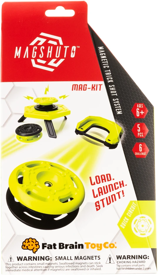 Fat Brain Toys Magnetinių triukų rinkinys „Magshuto: Metal Cypher“