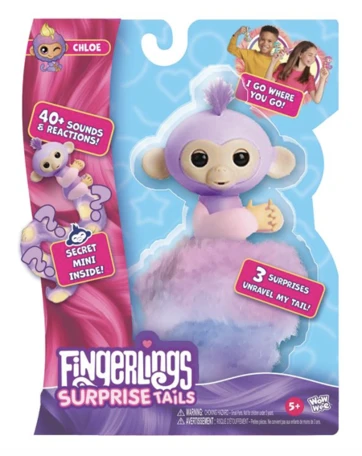 Wow Wee Fingerlings - Staigmenos uodegos - Beždžionė (602021)