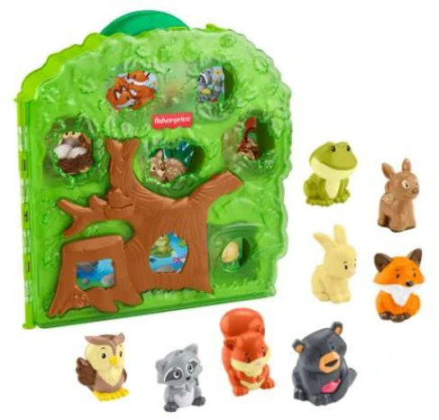 Fisher Price Mattel FP Leśne zwierzątka w drzewie HWB29 /4