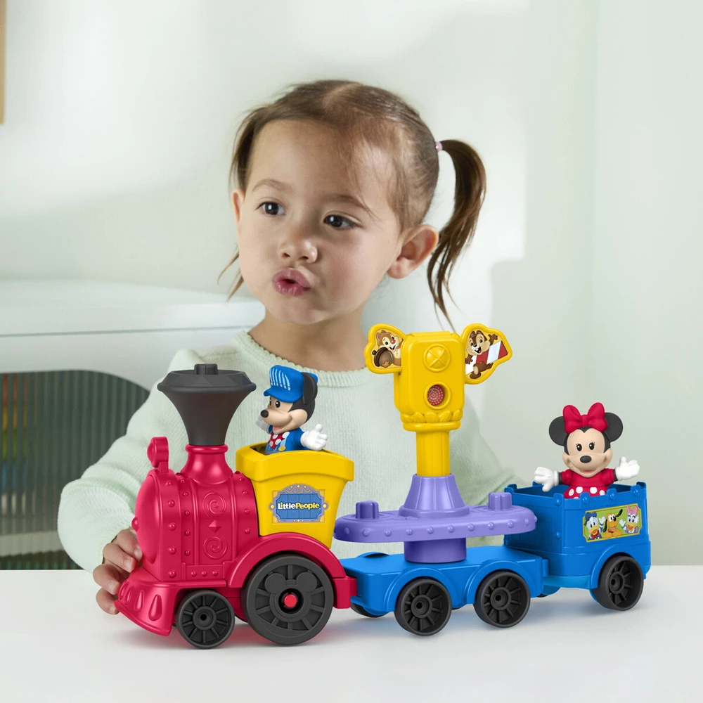 Mattel Muzikinis traukinukas su Mickey ir Minnie figūrėlėmis