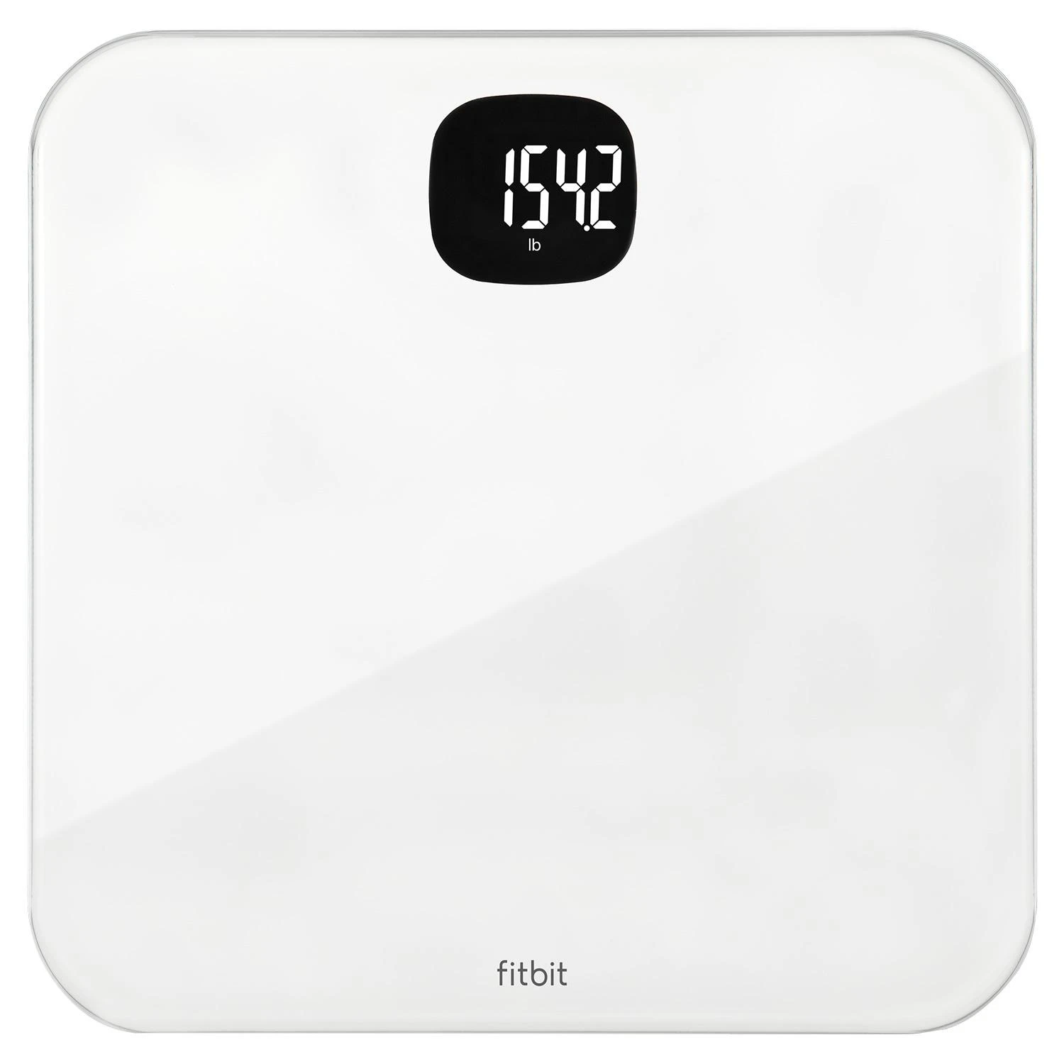Virtuvinės svarstyklės Fitbit | Išmaniosios kūno rengybos svarstyklės | Aria Air | Automatinis išjungimas | Kūno riebalų analizė | Kūno masės indekso (KMI) matavimas | Keli vartotojai | Vonios svarstyklės