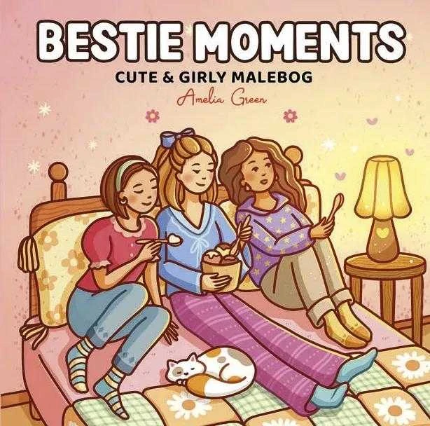 Forlaget Tukan Cozy Coloring - Amelia Žalias: Bestie Moments