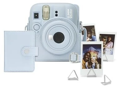 Nuotraukų rėmelis Fujifilm instax mini 13 priedų rinkinys (DĖKLAS, ALBUMAS, RĖMELIAI SU SEGTUKAIS); FROST Mėlynas