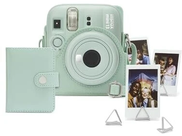 Nuotraukų rėmelis Fujifilm instax mini 13 priedų rinkinys (DĖKLAS, ALBUMAS, RĖMELIAI SU SEGTUKAIS); LAGOON Žalias
