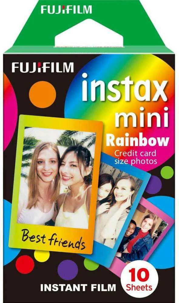 Fujifilm | Instax Mini Rainbow momentinis filmas | 86 x 54 mm | Kiekis 10