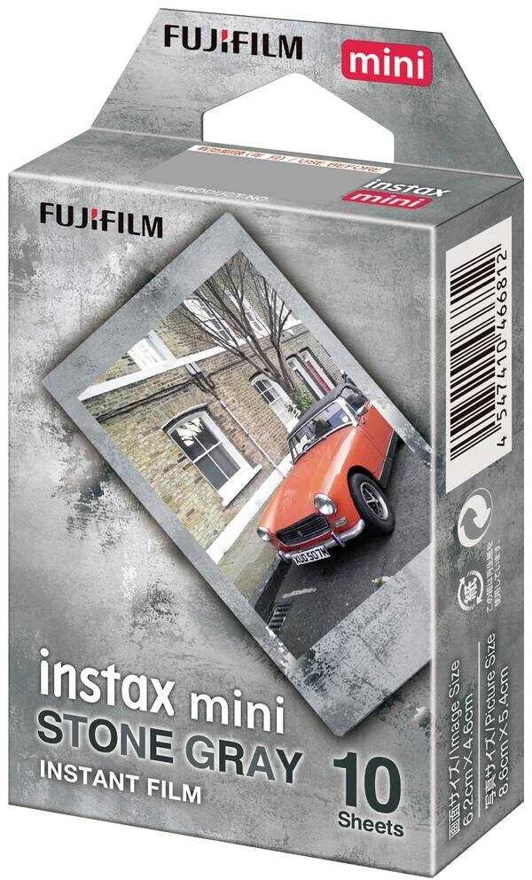 Fujifilm instax mini Film stone pilka