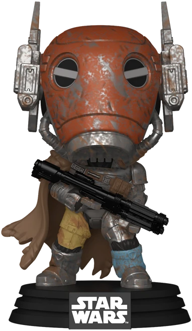 FUNKO POP! Vinilinė figūrėlė: Star Wars: Mandalorian & Grogu - Clang with Head Set