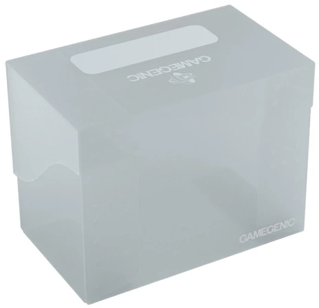 Gamegenic plastikinis dėklas gulintis 80+ kortoms, permatomas