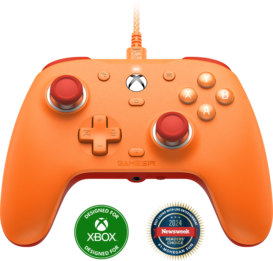 Laidinis žaidimų valdiklis GameSir G7 SE (oranžinė)