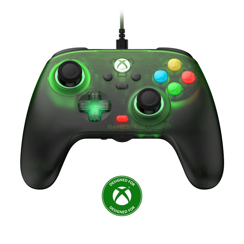 „GameSir T7 Pro“ daugiaplatformė žaidimų pultelis – „Retro Žalias“ (Hall efekto trigeriai), licencijuotas „XBOX“