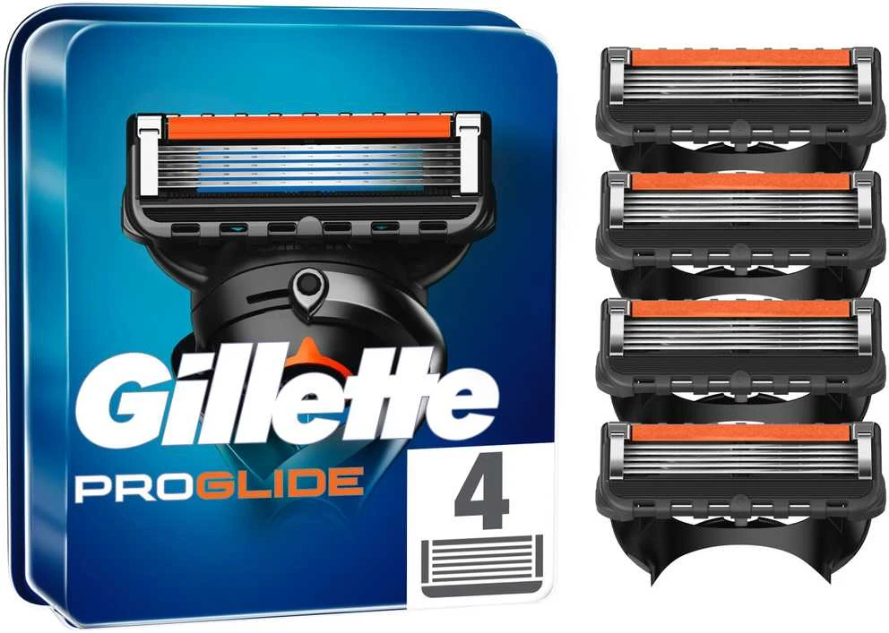 Gillette Fusion ProGlide skutimosi peiliukai 4 vnt