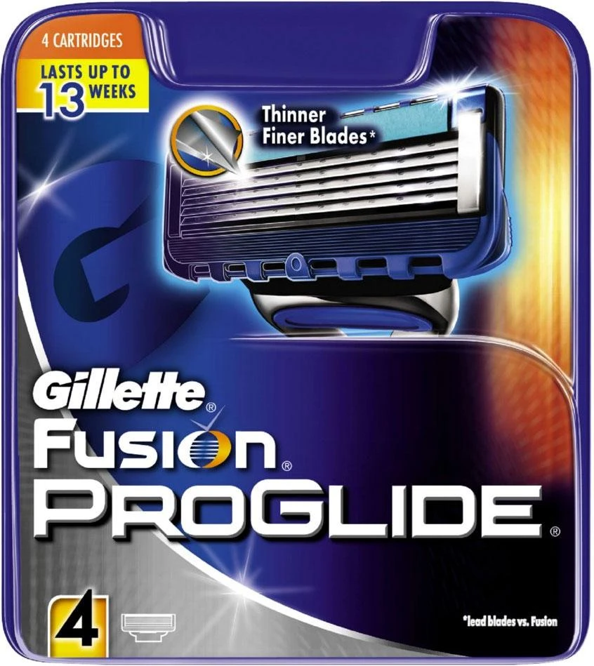 Gillette Fusion ProGlide skutimosi peiliukai 4 vnt