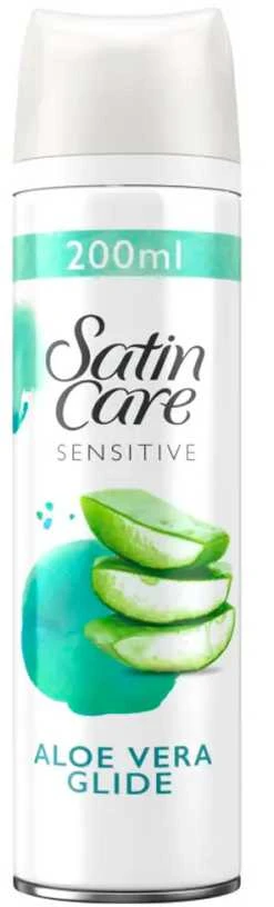 Gillette Venus Satin Care jautriai odai skirtas alijošiaus gelis, 200 ml