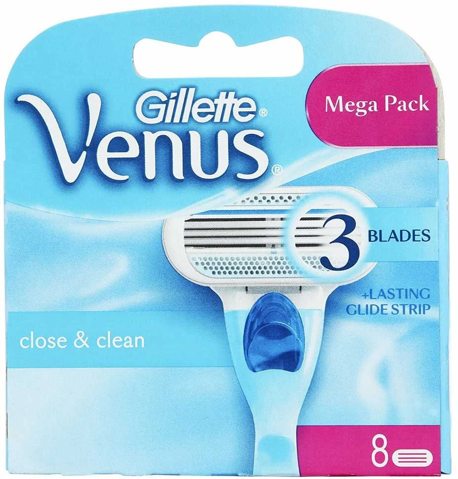 Skustuvo galvutės Gillette Venus, 8 vnt