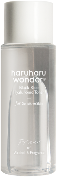 Haruharu Wonder – juodųjų ryžių hialurono rūgšties tonikas jautriai odai – juodas – 30 ml