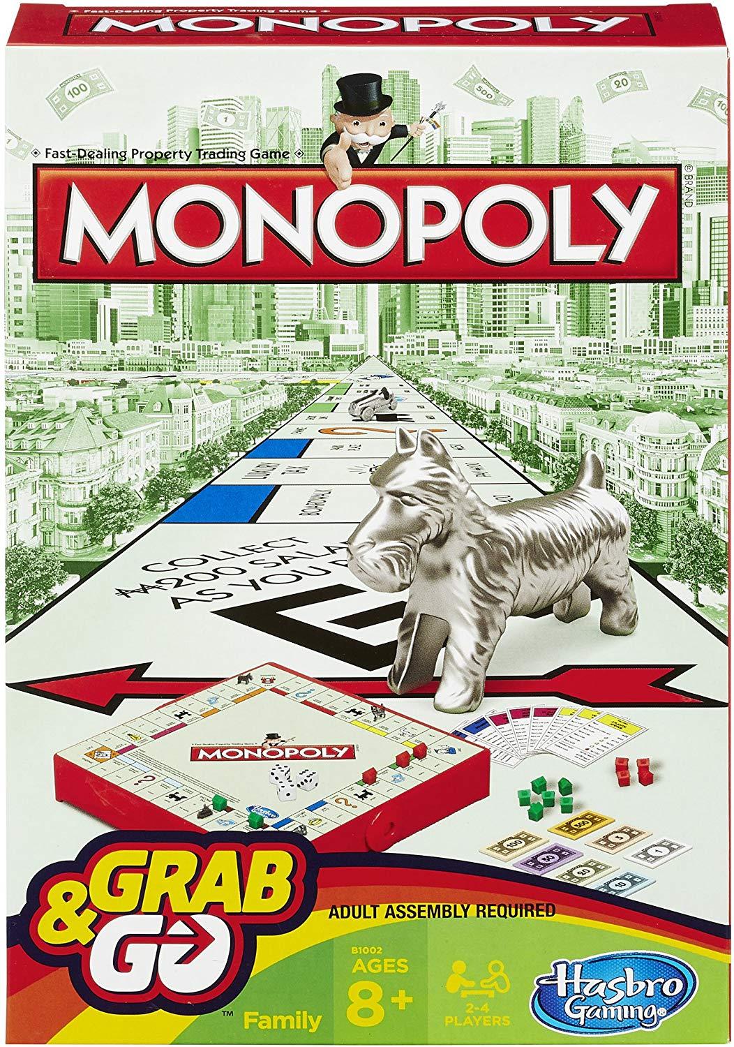 Hasbro MONOPOLY grab and go FI, B1002179