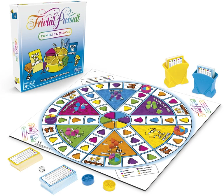 „Hasbro Gaming“ – „Trivial Pursuit“ – šeimos leidimas (DK) (E1921108)