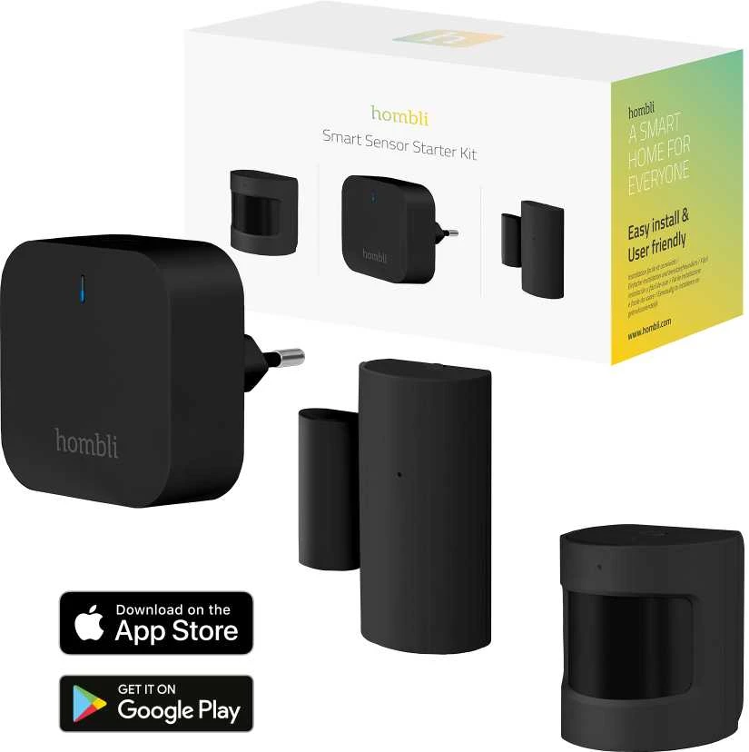 „Hombli“ – išmanusis „Bluetooth“ jutiklių rinkinys, juodas
