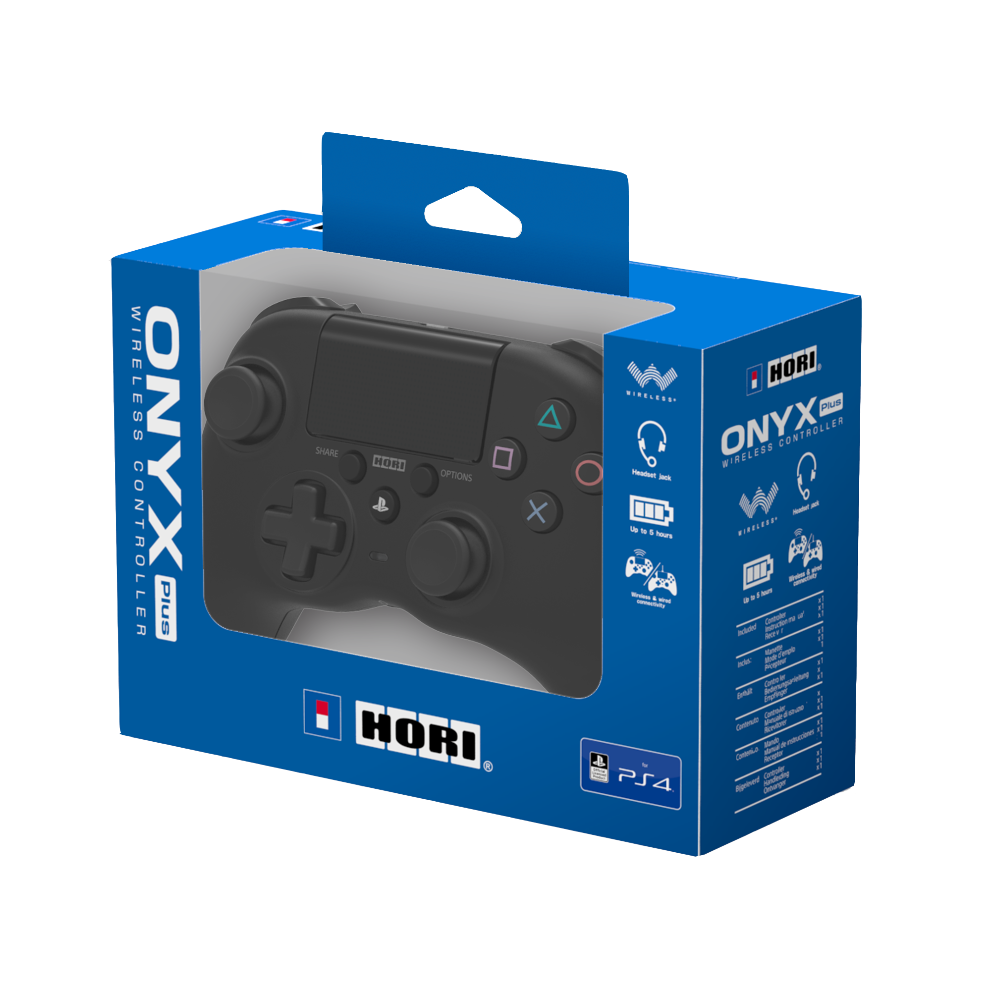 HORI Onyx Plus - PlayStation 4 belaidis valdiklis