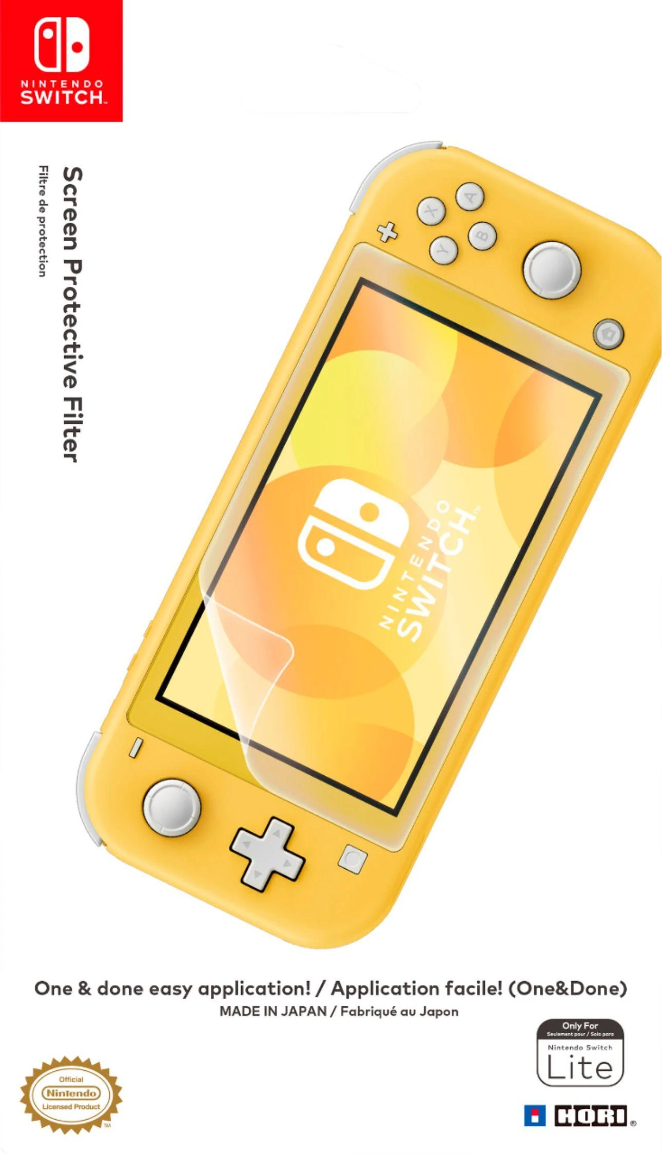 HORI plastikinė ekrano apsauga, skirta Nintendo Switch LITE