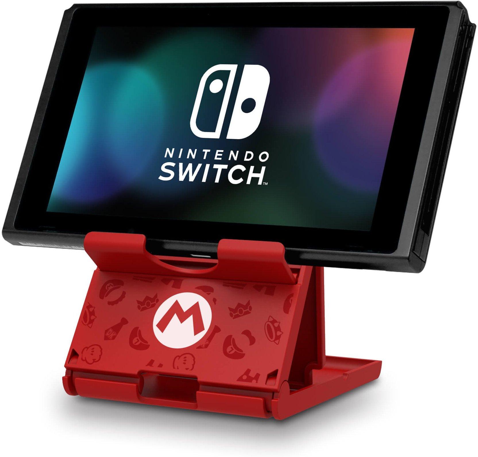 Kompaktiškas HORI stovas – Mario Edition, skirtas Nintendo Switch