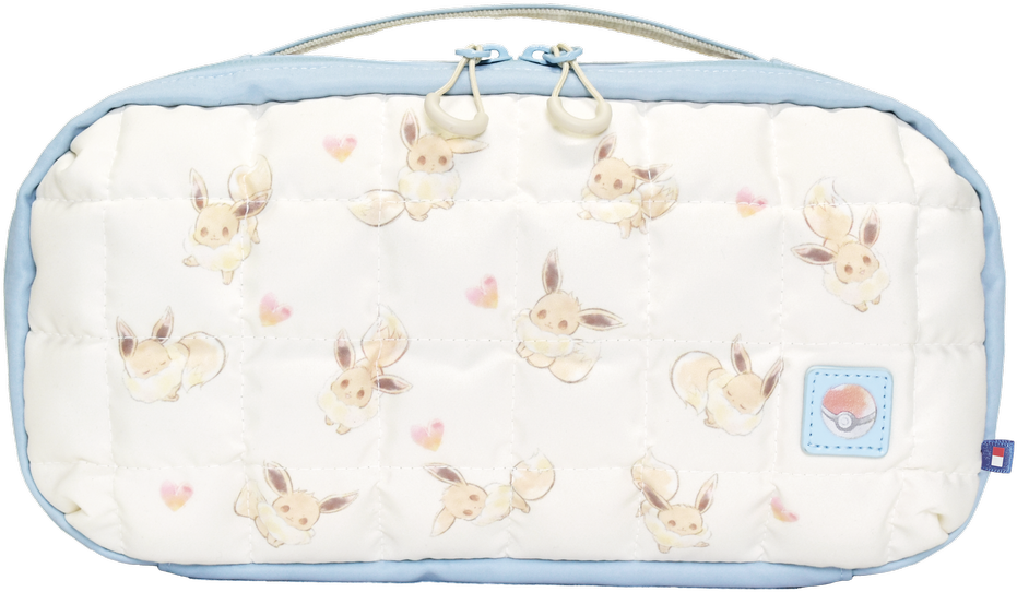 HORI - Puff dėklas skirtas Switch 2 (Eevee Cottage Core) - mėlyna - Mid-size