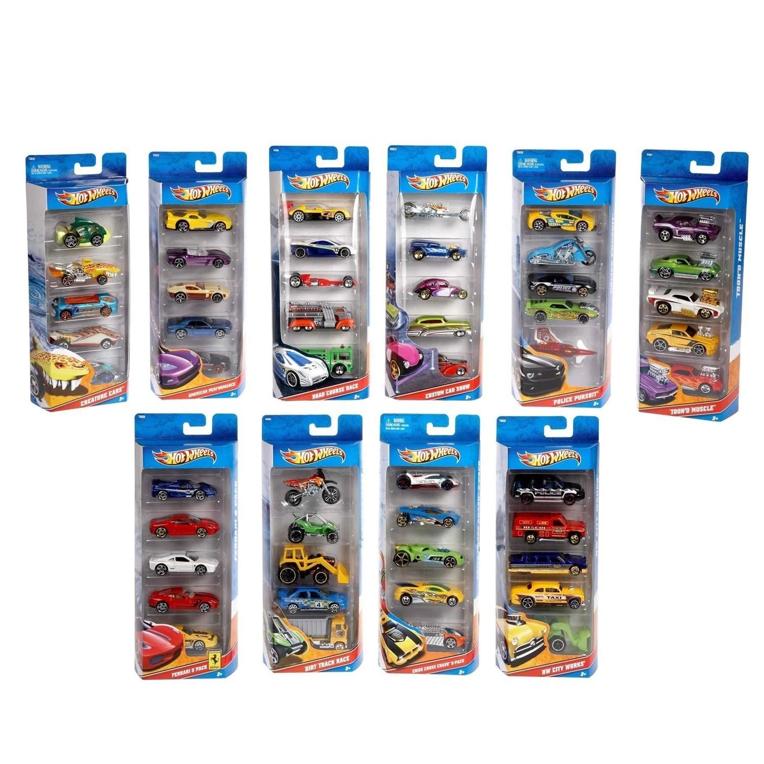 Mattel Hot Wheels mašinėlių rinkinys
