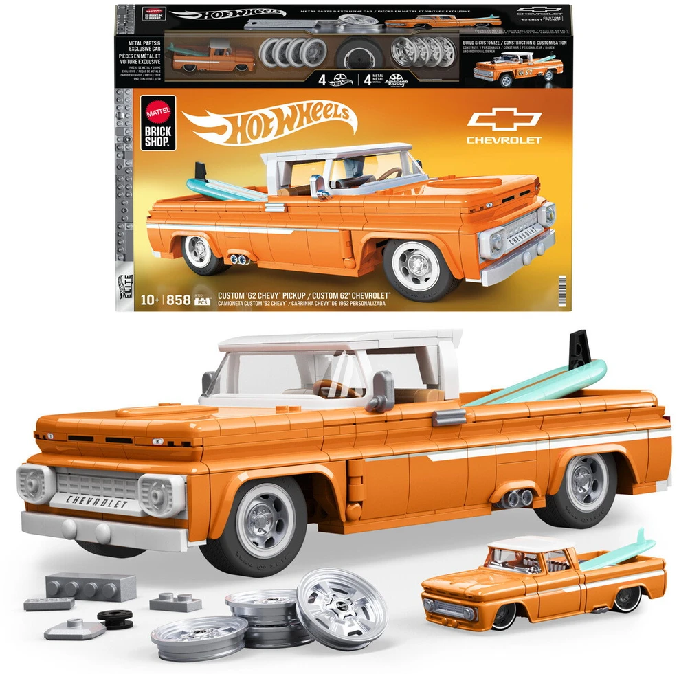 MATTEL BRICK SHOP HOT WHEELS konstruktorius – Elite Chevy (JFT20)