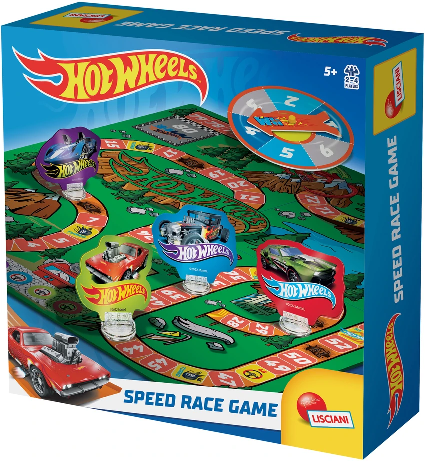 Lisciani Gra „Hot Wheels“ lenktynių žaidimas