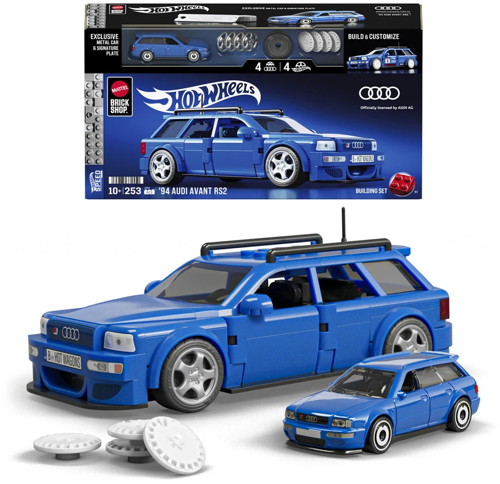 MATTEL BRICK SHOP HOT WHEELS konstruktorius – Speed Audi (JGR28)