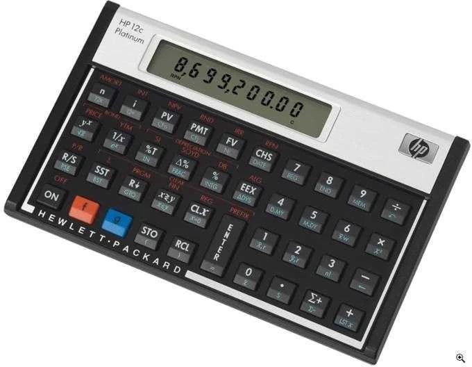 HP-12CPL finansinė skaičiuoklė Platinum