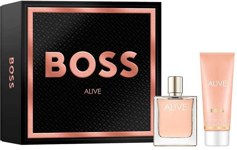 Hugo Boss Alive EDP rinkinys moterims (EDP, 50 ml + kūno losjonas, 75 ml)
